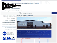 Tablet Screenshot of leostransmission.com